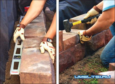 Подпорная стенка своими руками