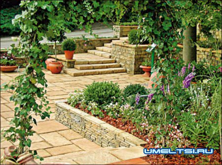 Строительство бетонной лестницы в саду ход работ