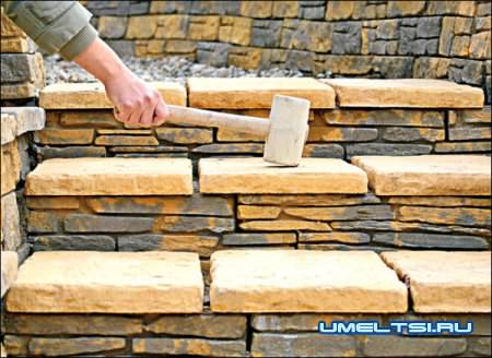 Строительство бетонной лестницы в саду ход работ