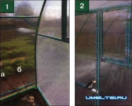 Творческая доработка теплицы