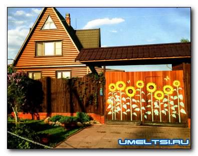 Въезд на участок