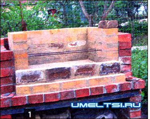 Печь барбекю из кирпича Печь барбекю из кирпича