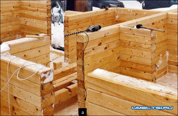 Строительство домов из профилированного бруса Строительство домов из профилированного бруса