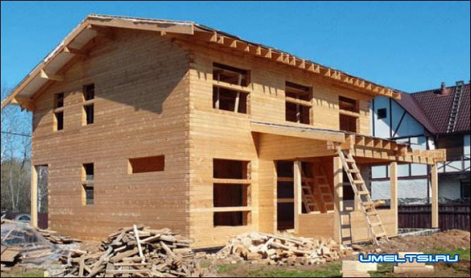Строительство домов из профилированного бруса Строительство домов из профилированного бруса