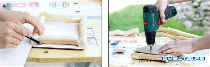 Садовый фонарь из веток своими руками