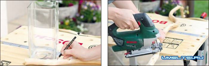 Садовый фонарь из веток своими руками