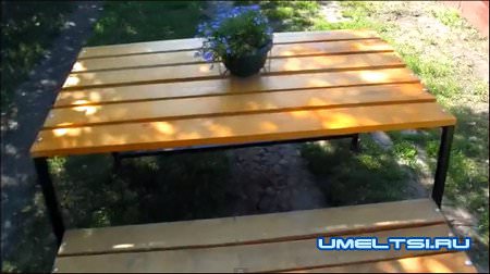 Садовый стол-трансформер