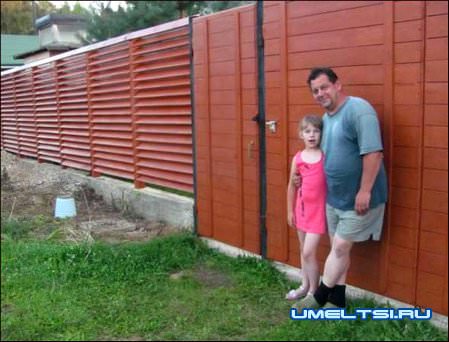 Забор-жалюзи