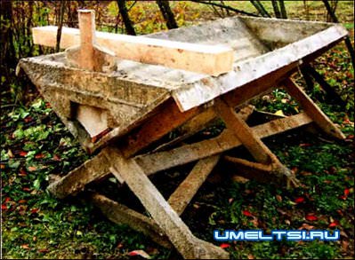 Передвижная "бетономешалка"