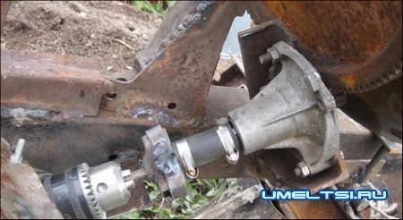 Бетономешалка своими руками с приводом от дрель-миксера