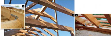 монтаж стропил
