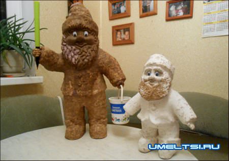 Гном из пластиковых бутылок своими руками