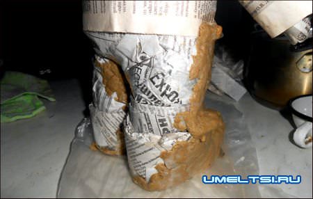 Гном из пластиковых бутылок своими руками