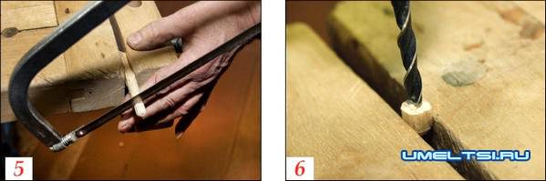 угловая полочка ход работ