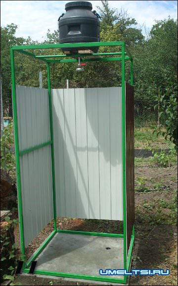 Летний душ своими руками