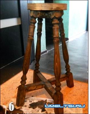 барный стул своими руками