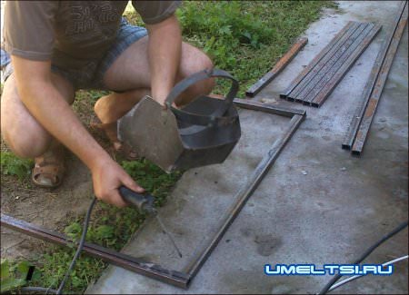 старт постройки летнего душа