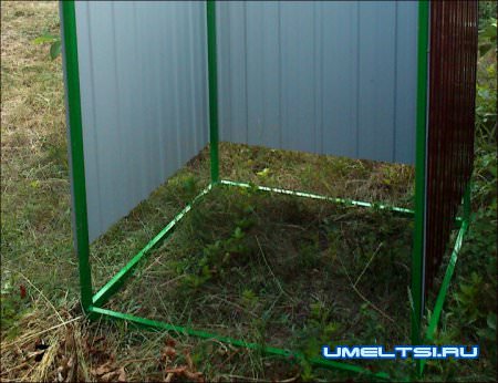 на заклепках монтировали профлист