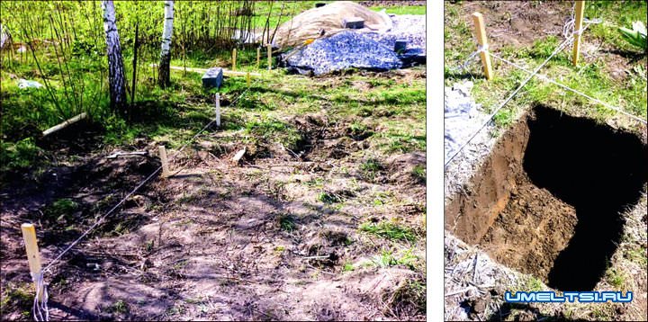 Фундамент под небольшие постройки