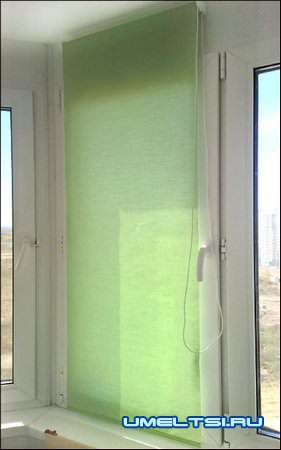 рулонные шторы своими руками