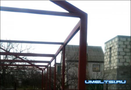 Парник из поликарбоната своими руками