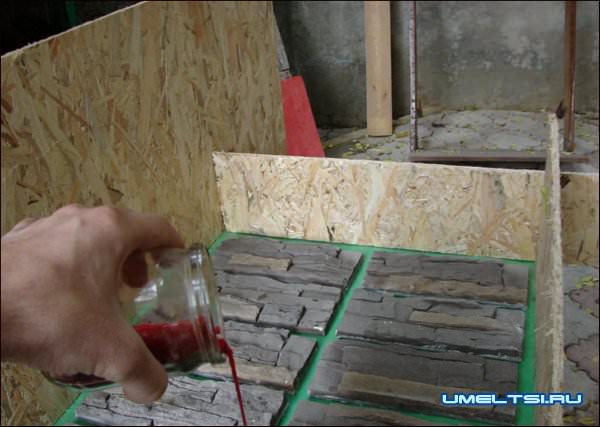 Форма для искусственного камня