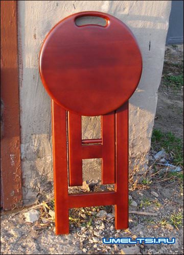 Складной табурет поэтапно