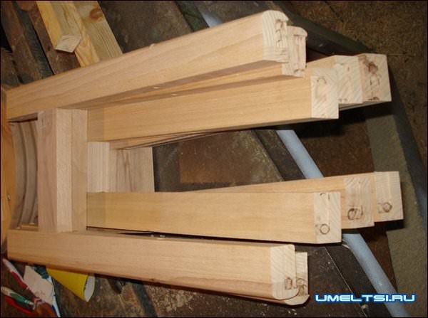 Складной табурет поэтапно