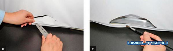 Ремонт натяжных потолков