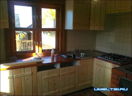 Кухня на даче своими руками