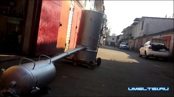 Мобильная коптильня холодного копчения