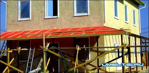 Строительство каркасного дачного дома