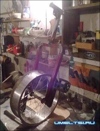 снегоход из велосипеда