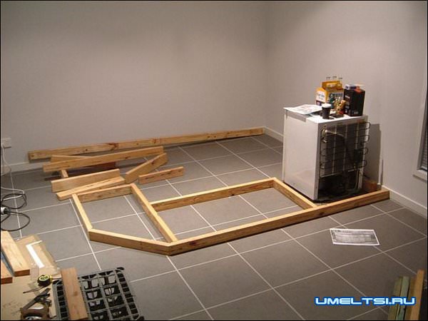 Барная начало постройки Барная начало постройки