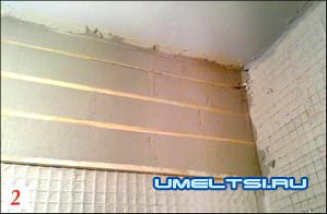 Стена под кирпич своими рукам