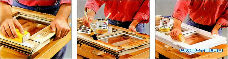 Ремонт деревянных окон