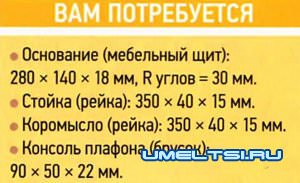 Настольная лампа своими руками Настольная лампа своими руками