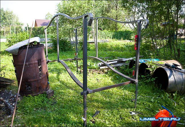 Металлический мостик своими руками ход работ