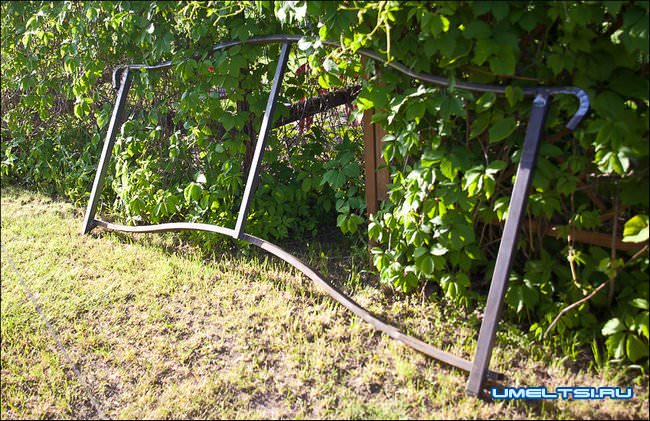 Металлический мостик своими руками ход работ