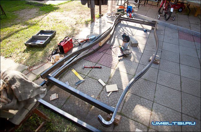 Металлический мостик своими руками