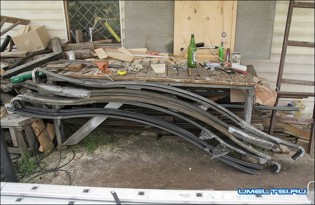 Металлический мостик своими руками