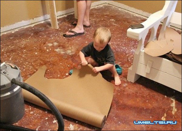 Ремонт пола в квартире