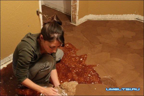 Ремонт пола в квартире