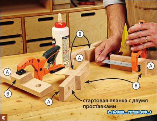 вешалка с полкой