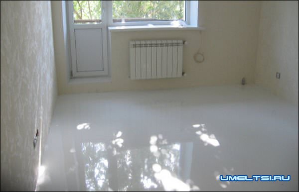 однотонные наливные полы