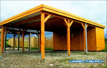 Автомобиль на даче