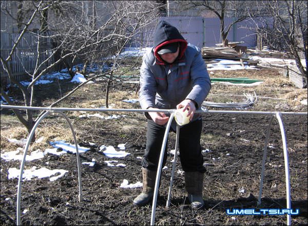 Парник из пластиковых труб