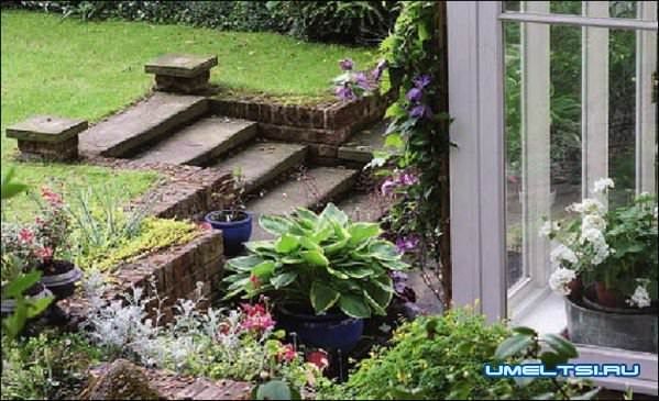 Как сделать ступеньки в саду Как сделать ступеньки в саду