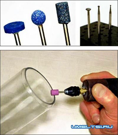 Обработка стекла в домашних условиях