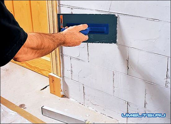 Имитация кирпичной кладки своими руками